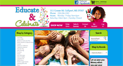 Desktop Screenshot of educatecelebrate.com